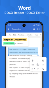 اسکرین شات 4 برنامه Word, PDF, XLS, PPT: A1 Office