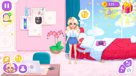 اسکرین شات 8 بازی Princess girl paper House game