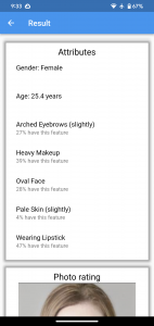 اسکرین شات 4 برنامه Attractiveness Test