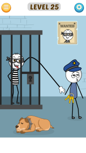 اسکرین شات 4 بازی Stickman Robber Puzzle Game