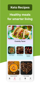 اسکرین شات 1 برنامه Keto Recipes : Keto Diet App