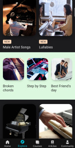 اسکرین شات 5 برنامه Piano Lessons - Learn Piano