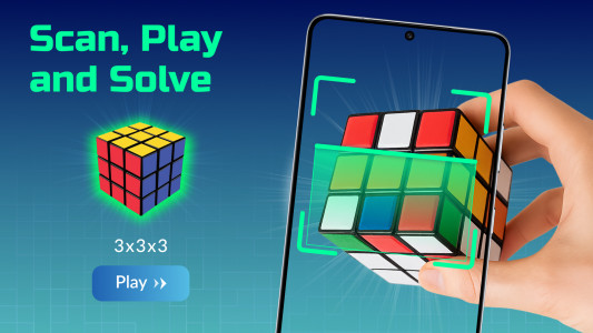 اسکرین شات 8 بازی Cube Solver Scanner: 3x3 Cube