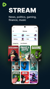 اسکرین شات 4 برنامه Rumble: Stream & Watch Videos