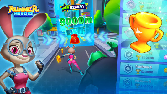 اسکرین شات 7 بازی Runner Heroes: Endless Skating