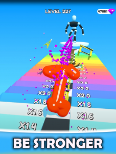 اسکرین شات 3 بازی Tall Man Run 3D - Blob Runner