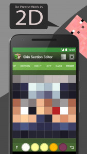 اسکرین شات 5 برنامه Skin Editor for Minecraft/MCPE