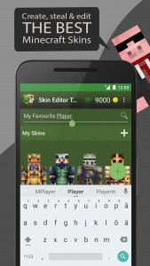 اسکرین شات 1 برنامه Skin Editor for Minecraft/MCPE