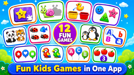 اسکرین شات 2 بازی Kids Games: For Toddlers 3-5