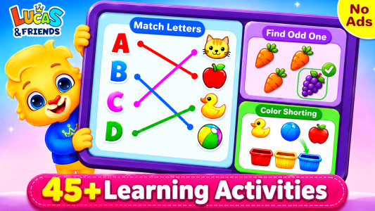 اسکرین شات 1 بازی Kids Games: For Toddlers 3-5