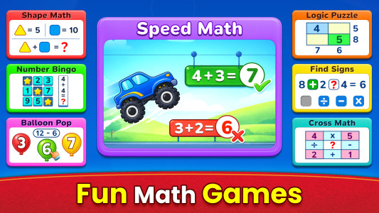 اسکرین شات 5 بازی Math Games: Math for Kids