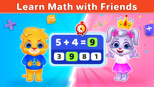 اسکرین شات 6 بازی Math Kids: Math Games For Kids