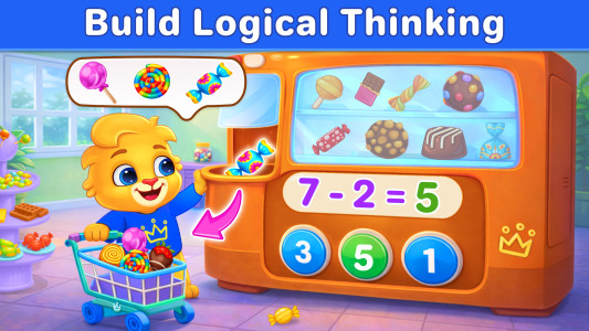 اسکرین شات 5 بازی Math Kids: Math Games For Kids
