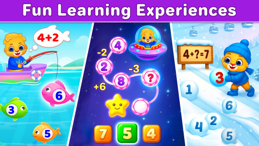 اسکرین شات 7 بازی Math Kids: Math Games For Kids