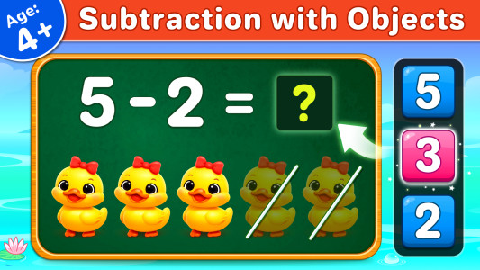 اسکرین شات 2 بازی Math Kids: Math Games For Kids