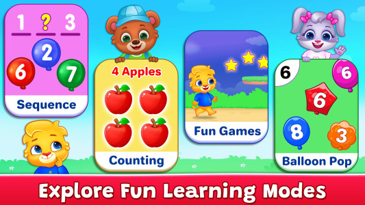 اسکرین شات 2 بازی 123 Numbers - Count & Tracing