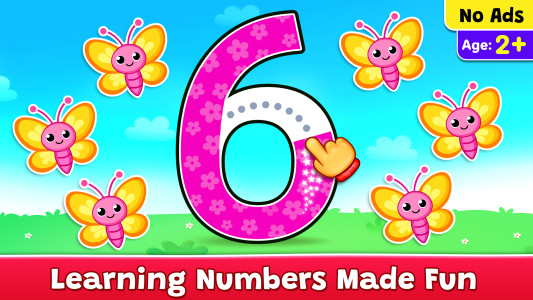 اسکرین شات 1 بازی 123 Numbers - Count & Tracing