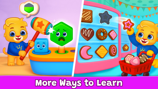اسکرین شات 3 بازی Colors & Shapes: Coloring game