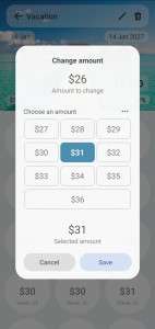 اسکرین شات 4 برنامه Savings goal – Smart Planner