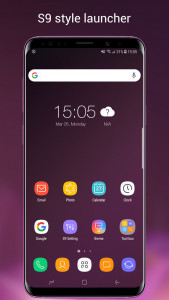 اسکرین شات 1 برنامه Super S9 Launcher for Galaxy S