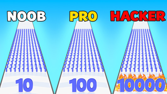 اسکرین شات 1 بازی Number Run & Merge Master Game