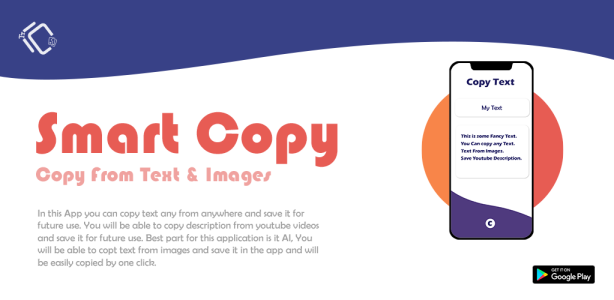 اسکرین شات 1 برنامه Description Copy: Copy Descrip