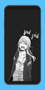 اسکرین شات 2 برنامه Sad Anime Wallpaper HD 4K
