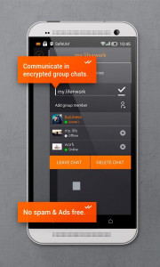 اسکرین شات 6 برنامه Secure messenger SafeUM