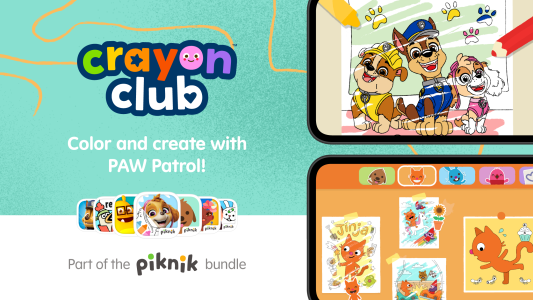اسکرین شات 1 بازی Crayon Club: Color PAW Patrol