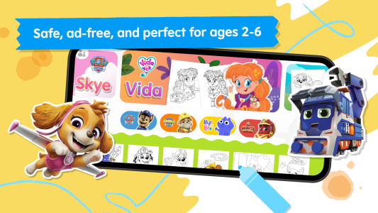 اسکرین شات 3 بازی Crayon Club: Color PAW Patrol