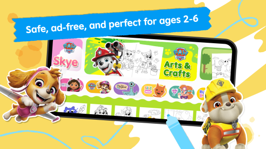 اسکرین شات 3 بازی Crayon Club: Color PAW Patrol
