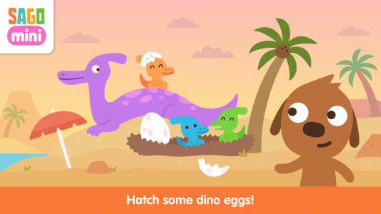 اسکرین شات 5 برنامه Sago Mini Dinosaurs