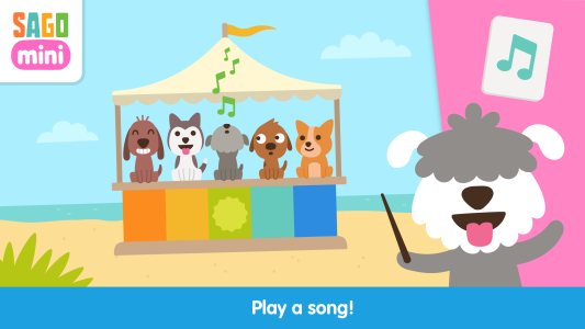 اسکرین شات 5 برنامه Sago Mini Puppy Daycare