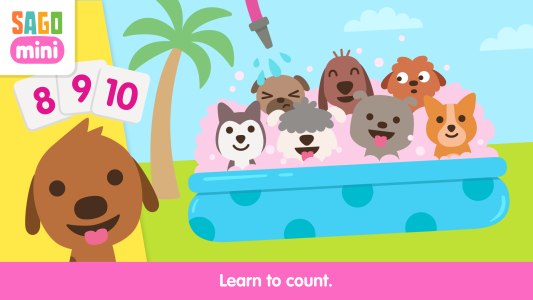 اسکرین شات 2 برنامه Sago Mini Puppy Daycare
