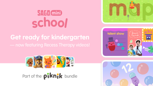 اسکرین شات 1 برنامه Sago Mini School (Kids 2-5)