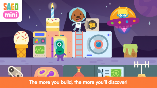 اسکرین شات 4 برنامه Sago Mini Space Blocks Builder