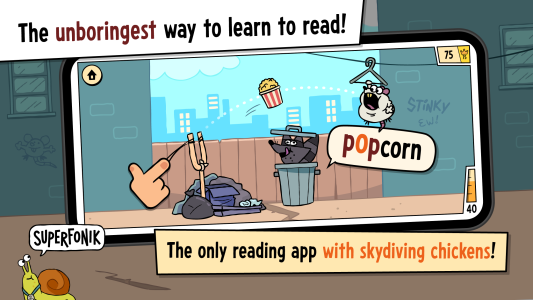 اسکرین شات 1 بازی Superfonik: Kids Learn to Read