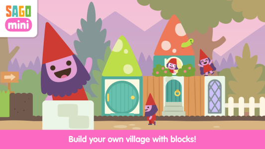 اسکرین شات 2 بازی Sago Mini Village Blocks