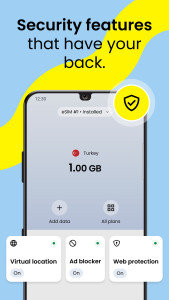 اسکرین شات 4 برنامه Saily: eSIM for Travel