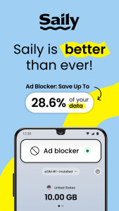اسکرین شات 1 برنامه Saily: eSIM for Travel