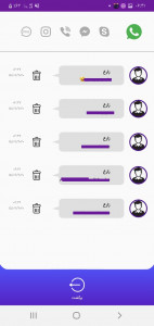 اسکرین شات 3 برنامه خواندن پیامها بدون تیک خوردن