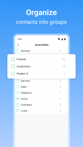 اسکرین شات 5 برنامه SA Contacts Pro