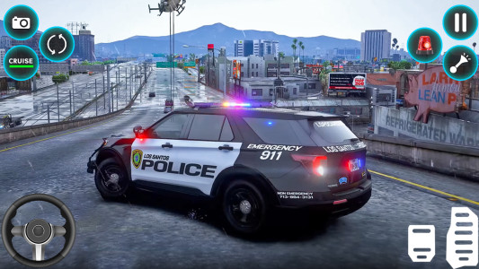 اسکرین شات 5 بازی US Police Prado Parking 3D