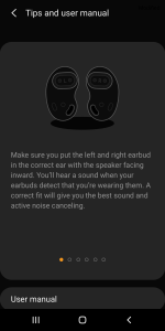 اسکرین شات 4 برنامه Galaxy Buds Live Manager