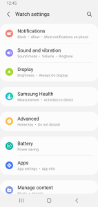 اسکرین شات 5 برنامه Galaxy Watch Manager