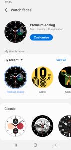اسکرین شات 6 برنامه Galaxy Watch Manager