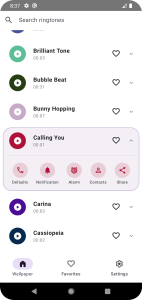 اسکرین شات 3 برنامه Phone Ringtones - Stock Tone