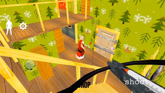 اسکرین شات 1 بازی Scary Santa Granny Horror mod