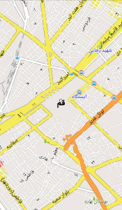 اسکرین شات 1 برنامه نقشه آفلاین قم