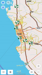 اسکرین شات 7 برنامه نقشه آفلاین عربستان سعودی